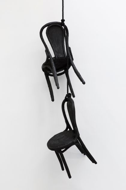Robin Rhode, Untitled / Chairs, 2016, RR20 | Artworks | Mennour by Robin Rhode