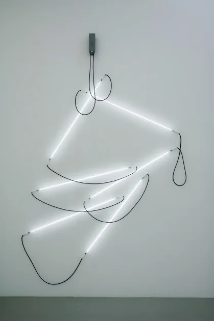 François Morellet, François Morellet, Gesticulation n°2, 2009, FM428 | Artworks | Mennour