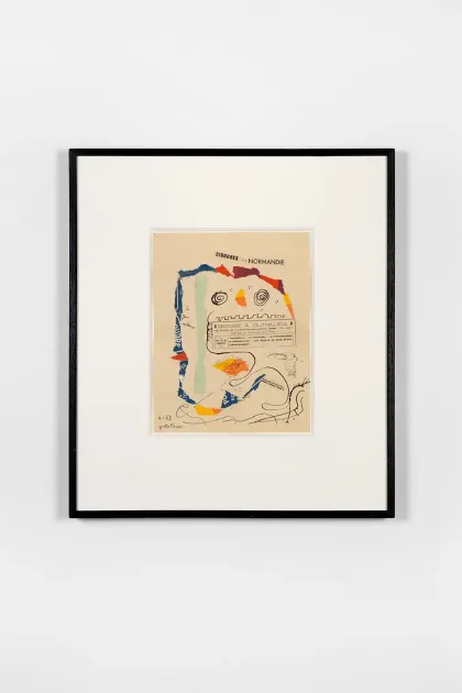 Gaston Chaissac, Gaston Chaissac, Cigognes de Normandie, 1955, GAC22 | Artworks | Mennour