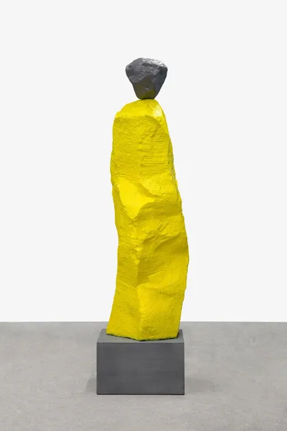Ugo Rondinone, Ugo Rondinone, grey yellow nun, 2024, UR382 | Artworks | Mennour