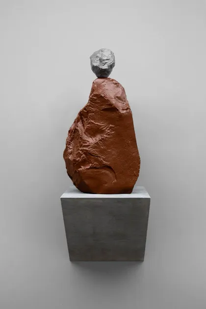 Ugo Rondinone, Ugo Rondinone, gray brown monk, 2024, UR389 | Artworks | Mennour