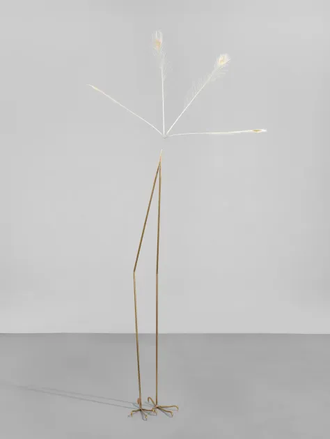 Petrit Halilaj, Petrit Halilaj, Here to Remind You (Pavo Cristatus), 2025, PH374 | Artworks | Mennour