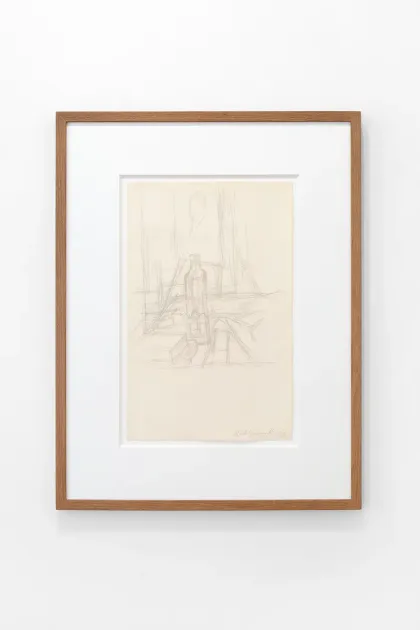 Alberto Giacometti, Nature morte avec bouteille, 1963, GI37 | Artworks | Mennour by Alberto Giacometti