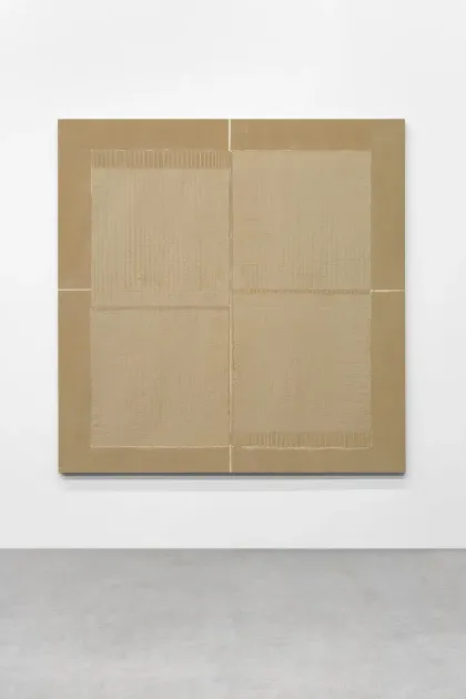 Jean Degottex, Jean Degottex, Depli-Umber I, 25/05/1979, JDX109 | Artworks | Mennour