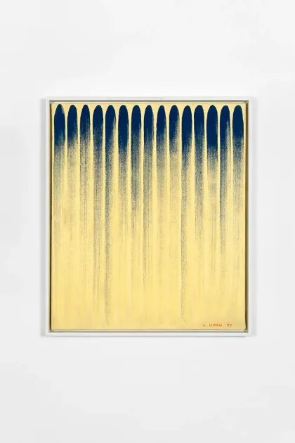 Lee Ufan, Lee Ufan, From Line No. 790256, 1979, LU398 | Artworks | Mennour
