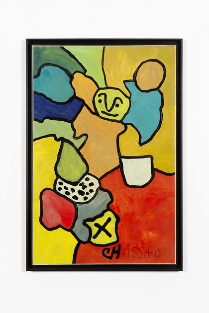 Gaston Chaissac, Composition avec visage vert | Artworks | Mennour