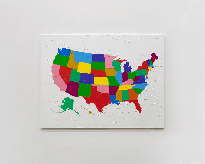 Bertrand Lavier, Bertrand Lavier, Composition aux 11 couleurs, 2023, BL242 | Artworks | Mennour