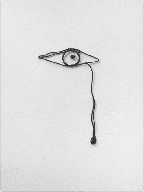 Petrit Halilaj, Abetare (Eye with a Drop) | Artworks | Mennour