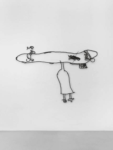 Petrit Halilaj, Abetare (Giacometti’s Two Meter Head) | Artworks | Mennour