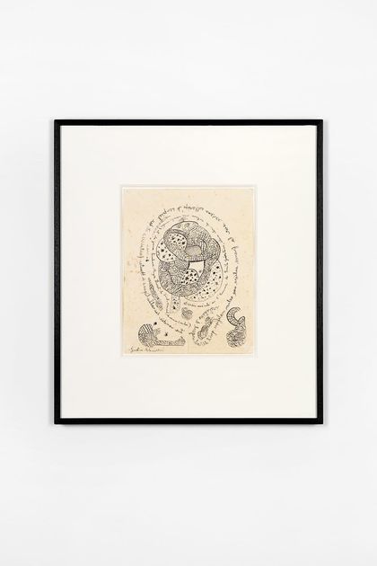 Dessin calligramme | Artworks | Mennour by Gaston Chaissac