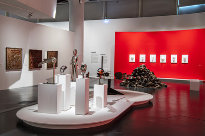 Exhibition view, Mus&eacute;e du quai Branly - Jacques Chirac, Paris - © Mennour