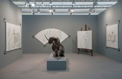 Exhibition view, Frieze London - © Mennour