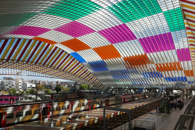 Intervention view, Gare de Li&egrave;ge-Guillemins - © Mennour