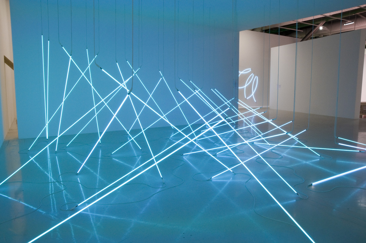 François Morellet, Exhibition view, Centre Pompidou, Paris | Mennour