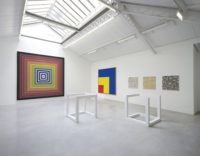 View of the exhibition « Cholet-New York. François Morellet with Ellsworth Kelly, Sol LeWitt, Fred Sandback & Frank Stella », curator : Béatrice Gross, kamel mennour
(47 rue Saint-André des arts), Paris, 2017
© ADAGP François Morellet
Photo. Julie Joubert & archives kamel mennour
Courtesy Studio Morellet and kamel mennour, Paris/London - © Mennour