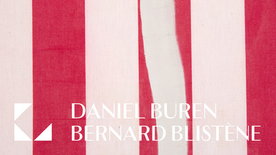 DANIEL BUREN &amp; BERNARD BLISTENE &mdash; Conversation - © Mennour