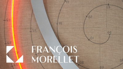 FRAN&Ccedil;OIS MORELLET &mdash; Lunatique brut n&deg;1, 1996 - © Mennour